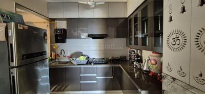 Kitchen Image of 1376 Sq.ft 3 BHK Apartment / Flat for sale in South Bopal Ahmedabad for Rs. 10500000