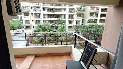 Balcony Image of 1650 Sq.ft 3 BHK Apartment / Flat for rent in Ekta Greenville, Pathardi Phata Nashik for Rs. 30000