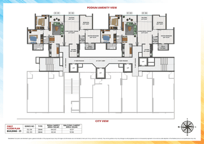 Image of 938 Sq.ft 2 BHK Apartment / Flat for sale in Hadapsar, Pune for Rs. 6400000