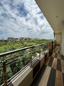 Balcony Image of 800 Sq.ft 1 BHK Apartment / Flat for rent in Kaveri Apartments, Vasant Kunj New Delhi for Rs. 32000