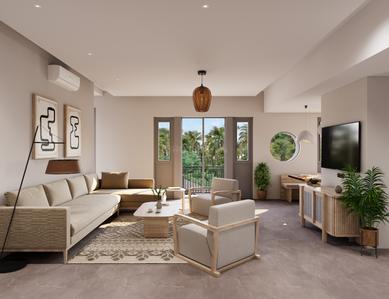 Hall Image of 1200 Sq.ft 2 BHK Apartment / Flat for sale in Panjim Goa for Rs. 12800000