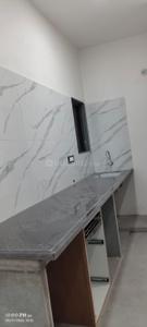 Kitchen Image of 500 Sq.ft 1 BHK Builder Floor for rent in Mahalakshmi Nagar Indore for Rs. 14000