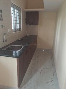 Kitchen Image of 600 Sq.ft 1 BHK Independent House for rent in Kasturi Nagar Bengaluru for Rs. 18000