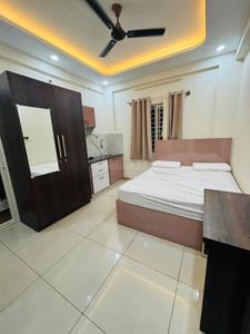Bedroom Image of 400 Sq.ft 1 RK Apartment / Flat for rent in Koramangala Bengaluru for Rs. 19000