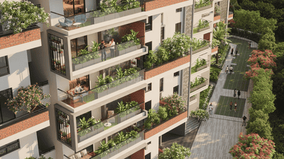 Image of 2238 Sq.ft 3 BHK Apartment / Flat for sale in Financial District, Hyderabad for Rs. 22380000