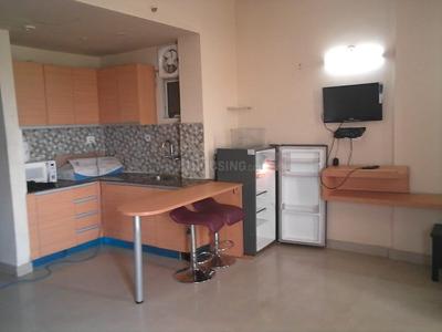 Kitchen Image of 535 Sq.ft 1 RK Studio for rent in Supertech Czar Suites, Omicron I Greater Noida for Rs. 20000