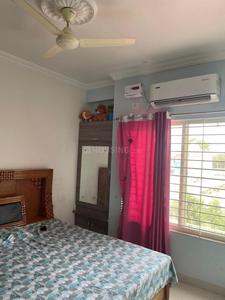 Bedroom Image of 1000 Sq.ft 3 BHK Villa for rent in V K Comfort Lush Green Apartment, Ayodhya Bypass Bhopal for Rs. 30000