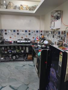 Kitchen Image of 900 Sq.ft 1 BHK Apartment / Flat for rent in Nipania Indore for Rs. 11000