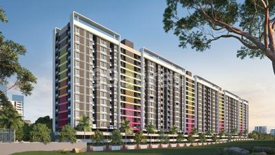 Image of 1509 Sq.ft 3 BHK Apartment / Flat for sale in Newton Homes Royale Thergaon Chinchwad, Tathawade, Pune for Rs. 9700000
