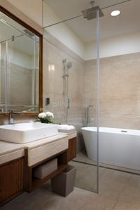 Bathroom Image of 1210 Sq.ft 3 BHK Builder Floor for sale in Central Flamingo Floors, Sector 32 Sohna for Rs. 12100000