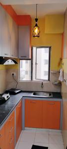 Kitchen Image of 1400 Sq.ft 2 BHK Apartment / Flat for rent in Hiland Greens, Maheshtala Kolkata for Rs. 21000