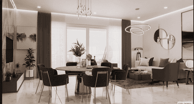 Living Room Image of 2000 Sq.ft 4 BHK Apartment / Flat for sale in Casagrand Vienna, Adyar Chennai for Rs. 64900000