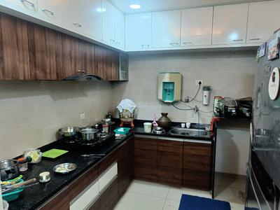 Kitchen Image of 1530 Sq.ft 3 BHK Apartment / Flat for rent in Northway Millenium, Bhayli Vadodara for Rs. 48000