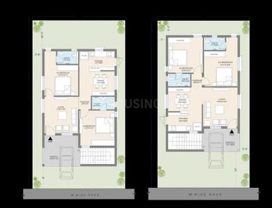 Floor Plan Image of 1980 Sq.ft 2 BHK Independent House for sale in Akunuru Vijayawada for Rs. 4900000