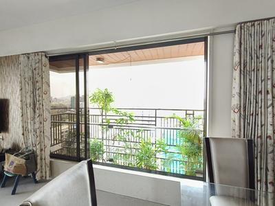 Balcony Image of 1480 Sq.ft 3 BHK Apartment / Flat for rent in Harshail Beuna Vista, Borivali West Mumbai for Rs. 85000