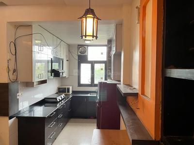 Kitchen Image of 1200 Sq.ft 2 BHK Apartment / Flat for rent in Vikas Nagar Lucknow for Rs. 23000