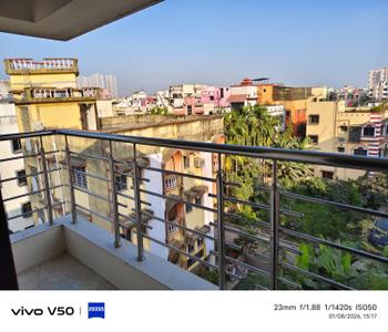Balcony Image of 1250 Sq.ft 3 BHK Apartment / Flat for sale in Kalikapur, EM Bypass Kolkata for Rs. 8500000