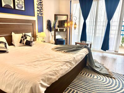 Bedroom Image of 435 Sq.ft Studio Studio for rent in Paramount Pine And Oak Studio, Surajpur Greater Noida for Rs. 15000