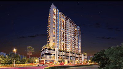 Image of 450 Sq.ft 1 BHK Apartment / Flat for sale in Vasai West, Vasai for Rs. 5500000