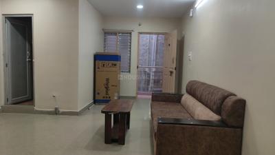 Living Room Image of 800 Sq.ft 1 BHK Apartment / Flat for rent in Koramangala Bengaluru for Rs. 30000