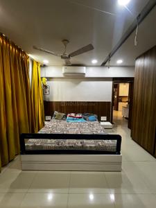 Bedroom Image of 1200 Sq.ft 2 BHK Apartment / Flat for rent in Althan Surat for Rs. 35000