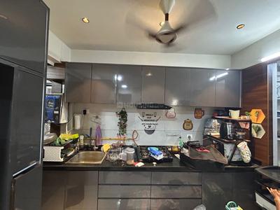Kitchen Image of 2150 Sq.ft 3 BHK Apartment / Flat for rent in Rajeshri Maruti Aamrakunj 2, Sargasan Gandhinagar for Rs. 35000