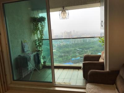 Balcony Image of 850 Sq.ft 1 BHK Apartment / Flat for sale in Aurum Q Residences R2, Ghansoli Navi Mumbai for Rs. 12500000