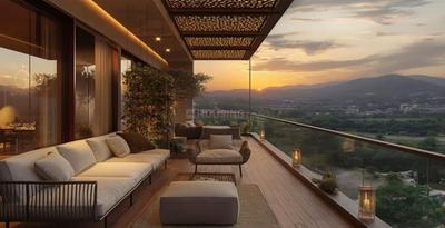 Balcony Image of 1650 Sq.ft 3 BHK Apartment / Flat for sale in Kharadi Pune for Rs. 18500000