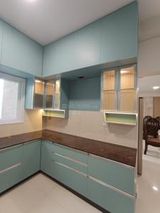 Kitchen Image of 1355 Sq.ft 2.5 BHK Apartment / Flat for rent in L And T Raintree Boulevard, Sahakara Nagar Bengaluru for Rs. 58000