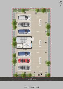 Floor Plan Image of 1450 Sq.ft 3 BHK Apartment / Flat for sale in Anna Nagar Chennai for Rs. 27100000