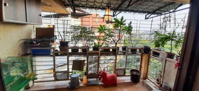 Balcony Image of 1200 Sq.ft 2 BHK Apartment / Flat for rent in Kopar Khairane Navi Mumbai for Rs. 50000