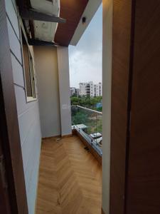 Balcony Image of 550 Sq.ft 1 BHK Builder Floor for rent in Sakar Elite Apex, Mahalakshmi Nagar Indore for Rs. 19000