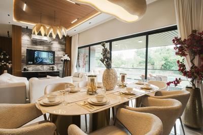 Living Room Image of 4300 Sq.ft 4 BHK Apartment / Flat for sale in Courtyard Fairmont, Khanpur Vadodara for Rs. 18500000