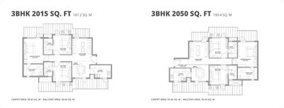 Image of 2000 Sq.ft 3 BHK Apartment / Flat for sale in Bestech Altura, Sector 79, Gurgaon for Rs. 29200000