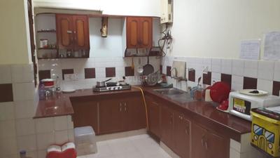 Kitchen Image of 800 Sq.ft 1 RK Apartment / Flat for rent in Sector 52 Noida for Rs. 12000