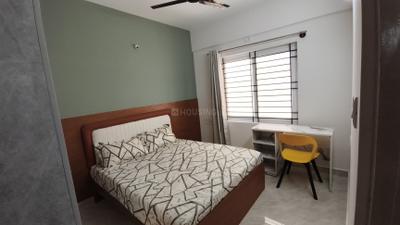 Bedroom Image of 699 Sq.ft 1 BHK Builder Floor for rent in Mahadevapura Bengaluru for Rs. 32000