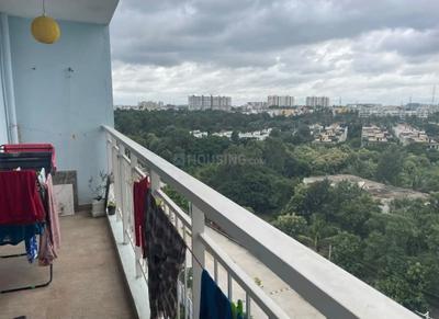 Balcony Image of 1650 Sq.ft 3 BHK Apartment / Flat for rent in SJR Blue Waters, Parappana Agrahara Bengaluru for Rs. 67000