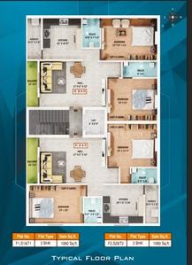 Image of 1090 Sq.ft 2 BHK Apartment / Flat for sale in Anna Nagar, Chennai for Rs. 15300000