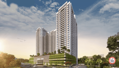 Building Image of 1088 Sq.ft 2 BHK Apartment / Flat for sale in Goel Ganga Asmi, Wakad Pune for Rs. 8800000