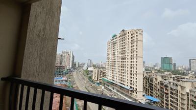 Balcony Image of 800 Sq.ft 2 BHK Apartment / Flat for sale in Raunak City, Kalyan West Kalyan for Rs. 5000000