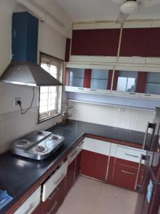 Kitchen Image of 1500 Sq.ft 3 BHK Apartment / Flat for rent in Shri Nagar Indore for Rs. 35000
