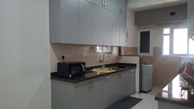 Kitchen Image of 1345 Sq.ft 3 BHK Apartment / Flat for rent in L And T Olivia At Raintree Boulevard, Sahakara Nagar Bengaluru for Rs. 78000