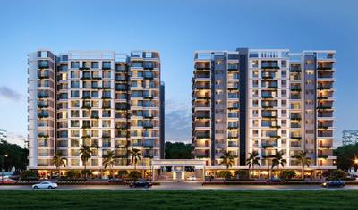 Image of 1691 Sq.ft 3 BHK Apartment / Flat for sale in Atharva Sapphire Towers, Chinchbhavan, Nagpur for Rs. 6000000