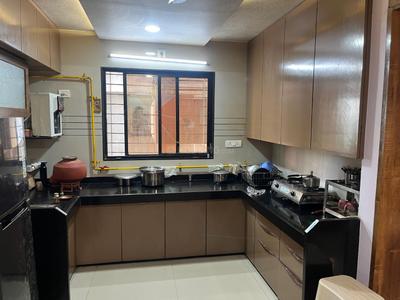 Kitchen Image of 1565 Sq.ft 3 BHK Apartment / Flat for sale in Raghuvir Saffron, Bhimrad Surat for Rs. 8000000