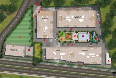 Image of 1400 Sq.ft 3 BHK Apartment / Flat for sale in Majestique Swapnangan Wing A And Wing B, Dhayari, Pune for Rs. 11500000