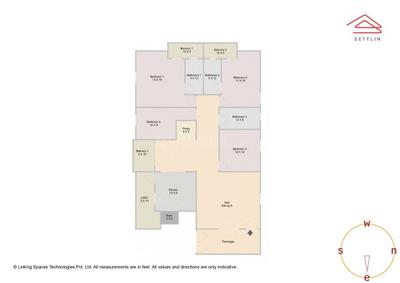 Image of 2400 Sq.ft 4 BHK Apartment / Flat for sale in Gottigere, Bengaluru for Rs. 20850000