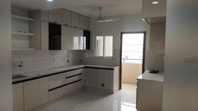Kitchen Image of 1800 Sq.ft 3 BHK Apartment / Flat for rent in EIPL Cornerstone, Puppalaguda Hyderabad for Rs. 68000