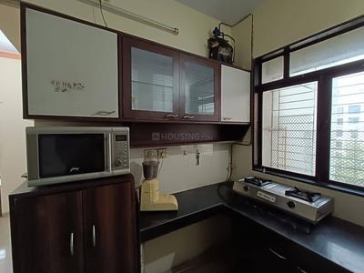 Kitchen Image of 650 Sq.ft 1 BHK Apartment / Flat for rent in Kuber Pioneer Park, Thane West Thane for Rs. 25000