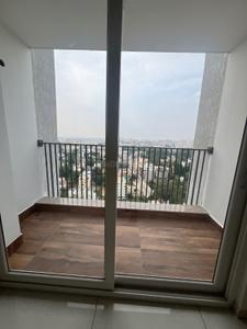 Balcony Image of 605 Sq.ft 1 BHK Apartment / Flat for rent in Mahindra Eden, Jyotipuram Bengaluru for Rs. 30000