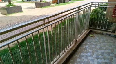 Balcony Image of 1300 Sq.ft 3 BHK Apartment / Flat for rent in Migsun Ultimo, Omicron III Greater Noida for Rs. 24000